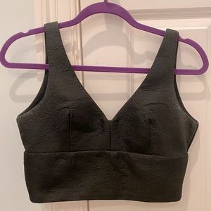 Zara Black Crop Top